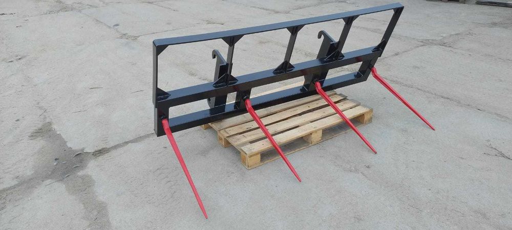 Ramka do balotów z nadstawką 80 cm transport 2 / 3 szt. bele udźwig 2t