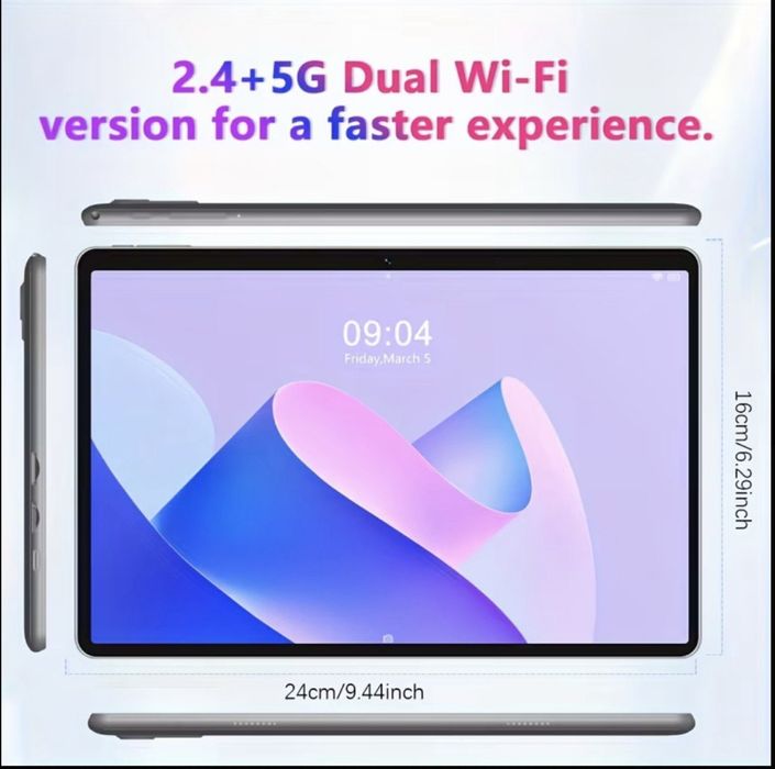 Новий планшет Crelander 10 дюймів набір  12\128\4g  підтримка сім