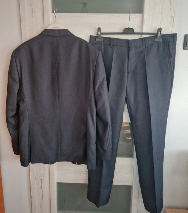Garnitur granatowy r.M/L komplet męski sunset suits