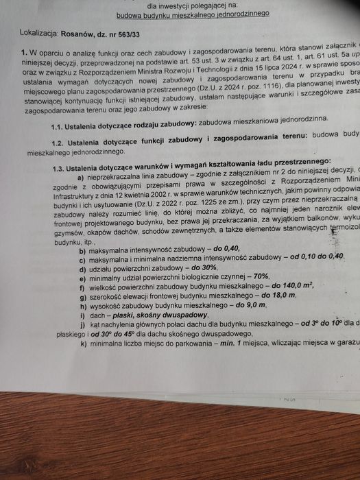 Rosanów 600m2   90.000zl