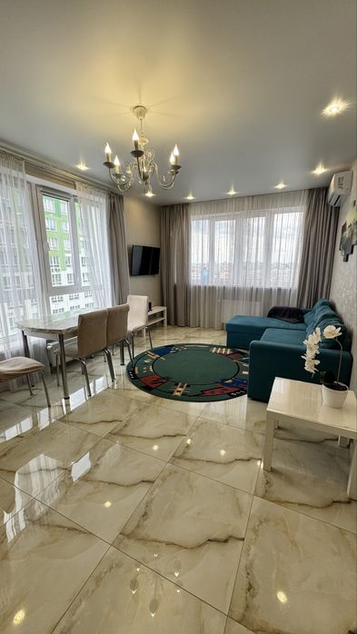 Кухня-студия и спальня ЖК Острова