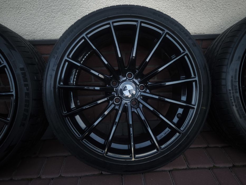 →Felgi+opony Brock B36 19x8,5 5x120 ET35 Japan racing bbs keskin motec oz superturismo ultra wheels  alpina m performance wklęsłe szprychowane