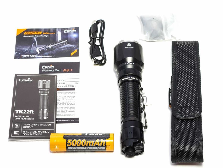 Fenix TK22R Ліхтар Тактичний (3200 Люмен 480 Метрів) ГАРАНТІЯ 5 РОКІВ!