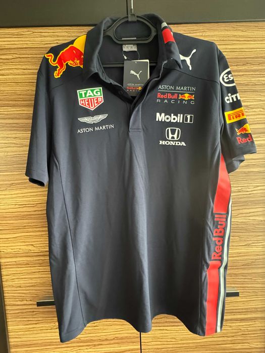 Aston Martin Red Bull Puma Polo Футболка поло Формула Aston Martin - Main Image