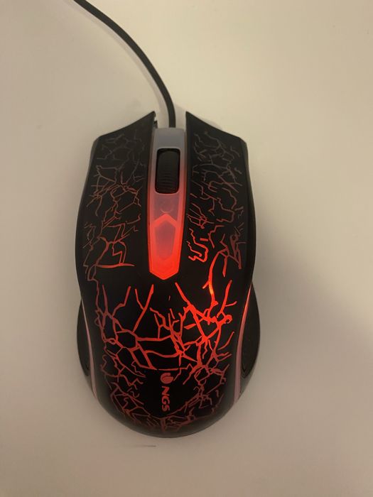 Rato gaming com fio NGS GMX-115 preto
