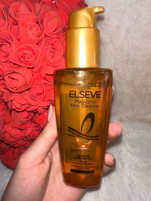 olejek Elseve odżywczy do włosów Magiczna moc olejku na końcówki serum