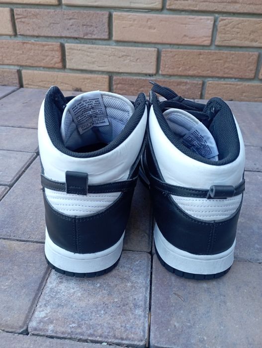 Nike Dunk high.Nike Panda.Wysokie.Rozm.44.