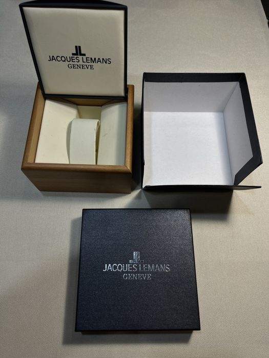 Коробка ( футляр) от часов  JACQUES LEMANS  ( GENEVE)  новая