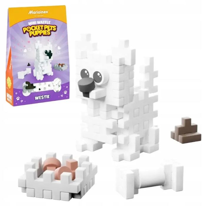 PocketPetsPuppies Highland WhiteTerrier 07863. Mario-inex. Nowy Produkt