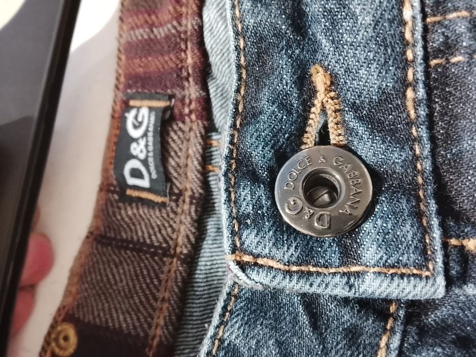 Dolce Gabbana nowe oryginalne straight jeans męskie