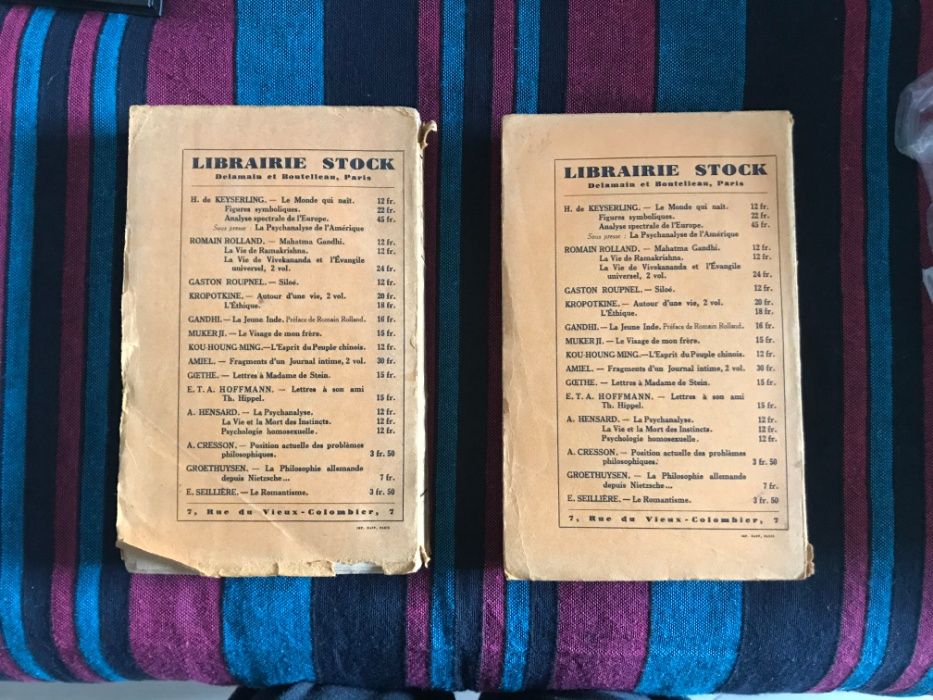 H. DE KEYSERLING Journal de Voyage d’un philosophe