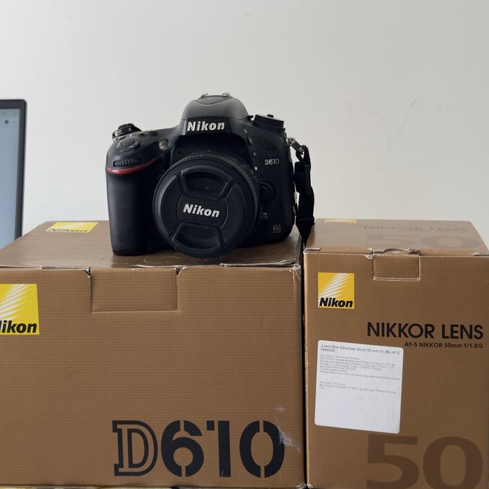 Повнокадровий Nikon D610 (Full Frame) + обʼєктив 50 мм