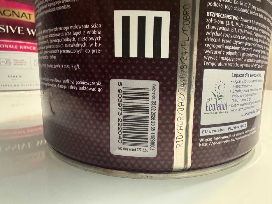 Farba MAGNAT CERAMIC  C77 Biały Granit 2.5 l,