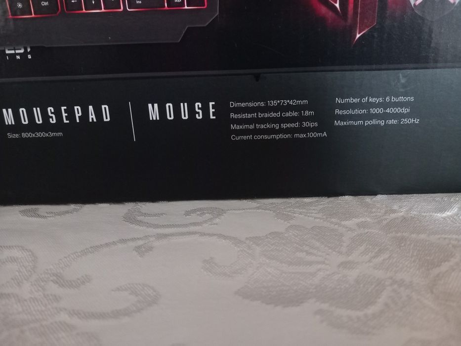 Tempest Apocalypse Combo Gaming Teclado  + Rato + Auriculares + Tapete