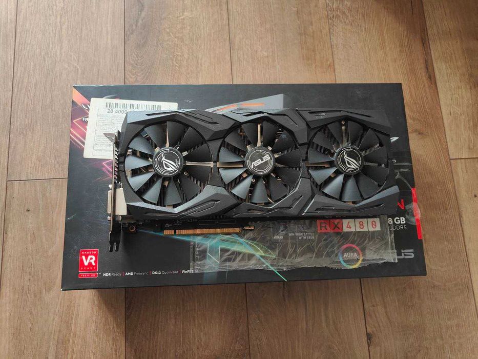 Відеокарта ASUS ROG Strix RX 480 8GB