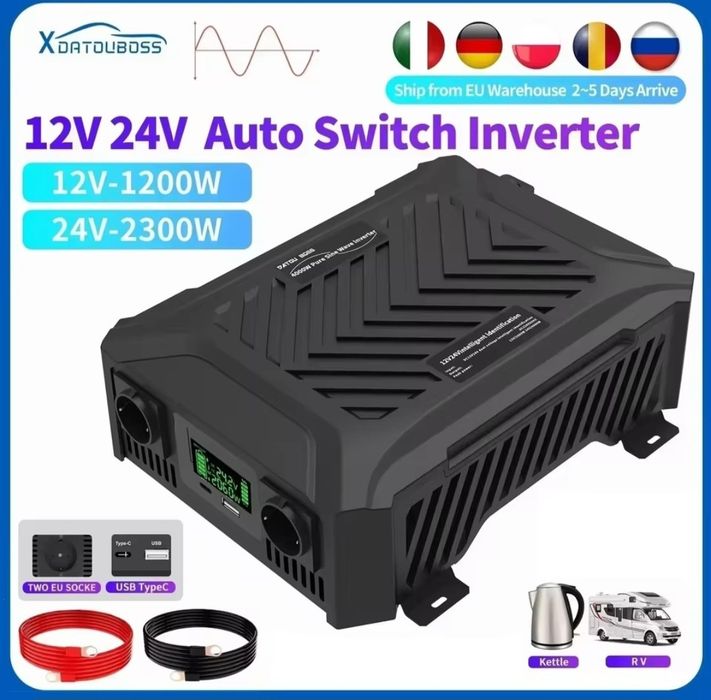 Инвертор Datouboss 12в 2000w
