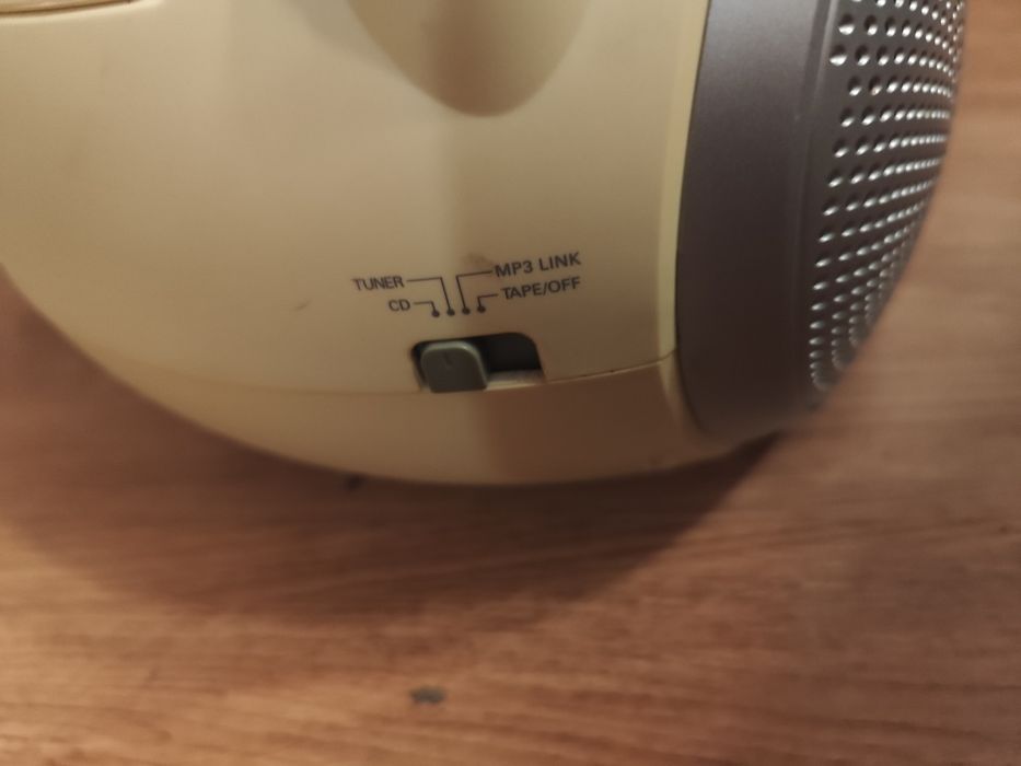 Kremowe radioodtwarzacz Philips