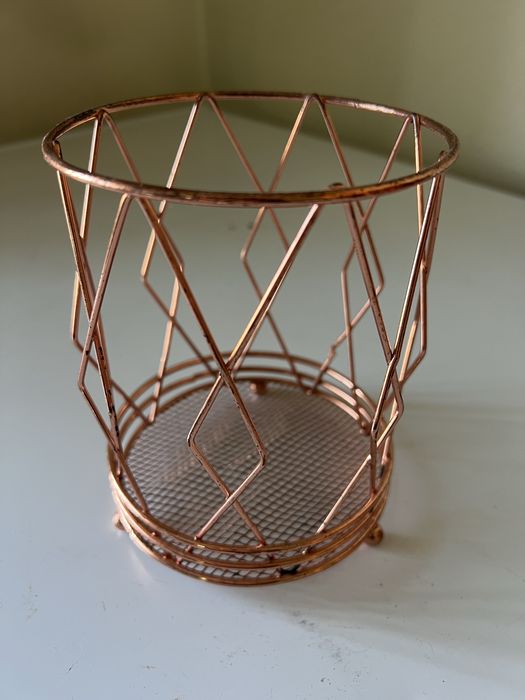 Suportes decorativos em metal cobre – 30 unidades