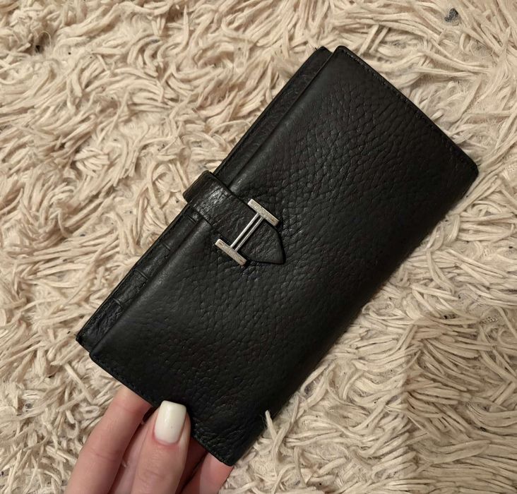 Кошелек гаманець натуральная кожа стиль Хермес Hermes