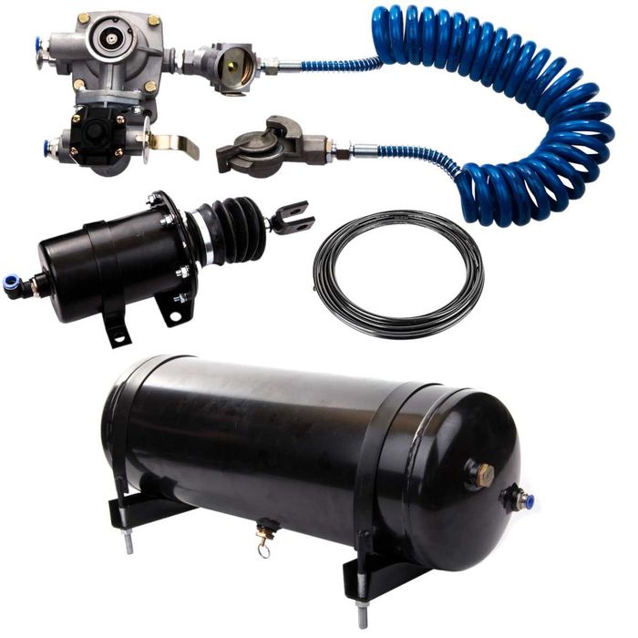 Zestaw hamulców przyczepy D-35 D-732 na przednią oś TEKALAN