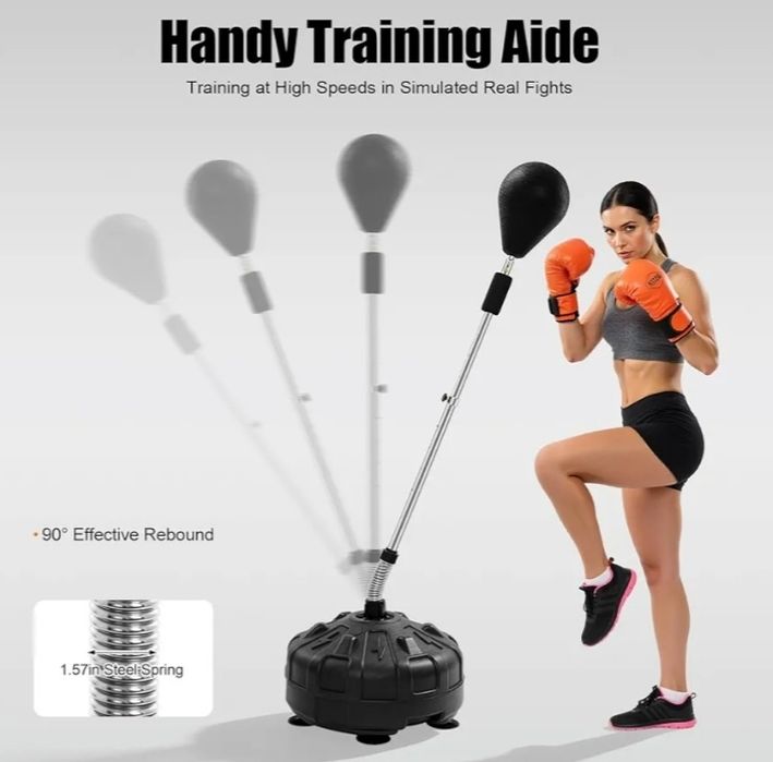 Saco de boxe em pé, saco de boxe para adultos, ajustável, para adultos