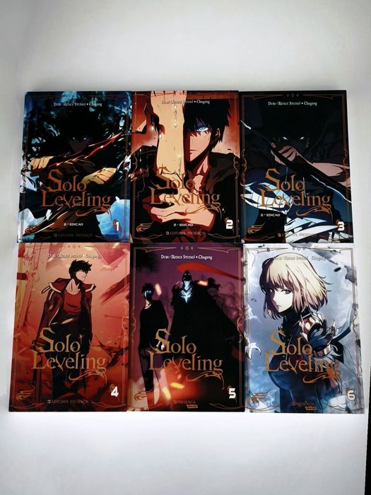 Coleção Solo Leveling (Vol. 1 ao 6) + OFERTA Manga Versus Fighting