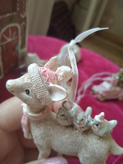 Набір,  новорічні іграшки. Новорічний декор.