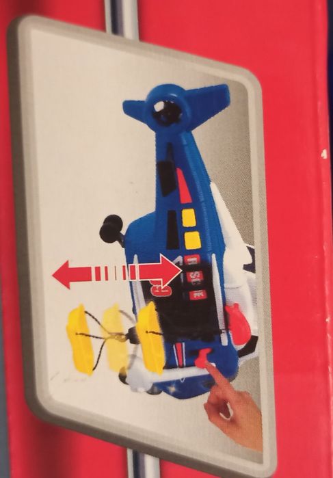 Duży Helikopter z wciągarką i dźwiękiem