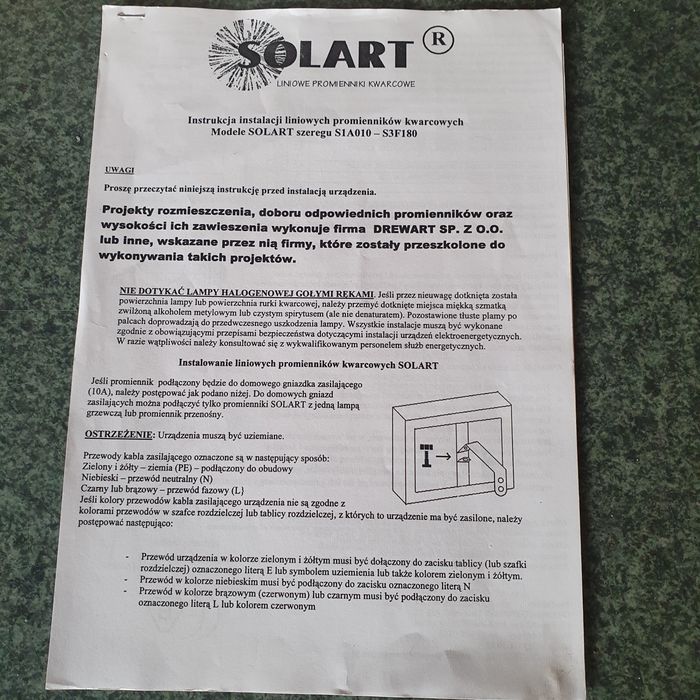 promiennik podczerwieni SOLART 4kw