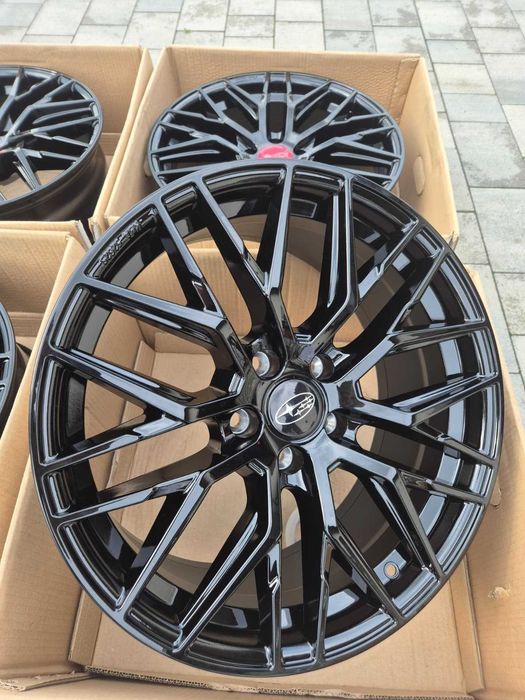 Felgi 18" 5x114,3 Nissan Renault Mitsubishi Hyundai Nowe Czarne TPMS | #RS4