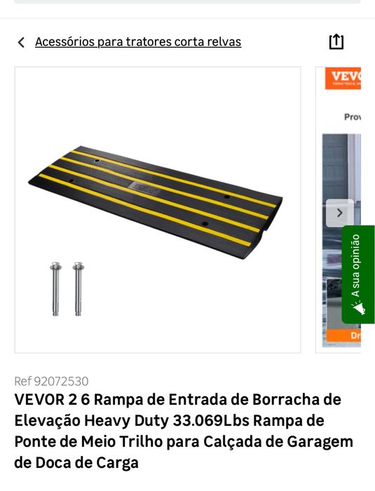 Negociavel - Em CaIxa -Rampa /Lomba redutora NOVAS em caixa 3 unidades