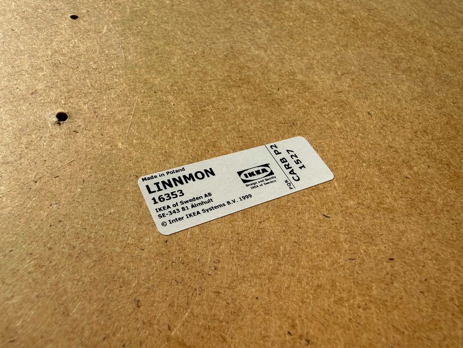 Blat IKEA LINNMON 100x60 + maskownica na kable SIGNUM