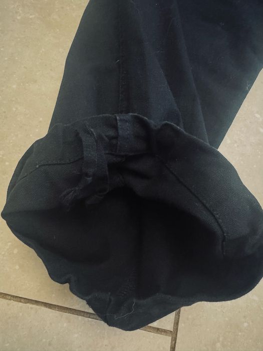 Mil-Tec – męskie spodnie cargo / bojówki militarne czarne L/XL bawełna jak nowe
