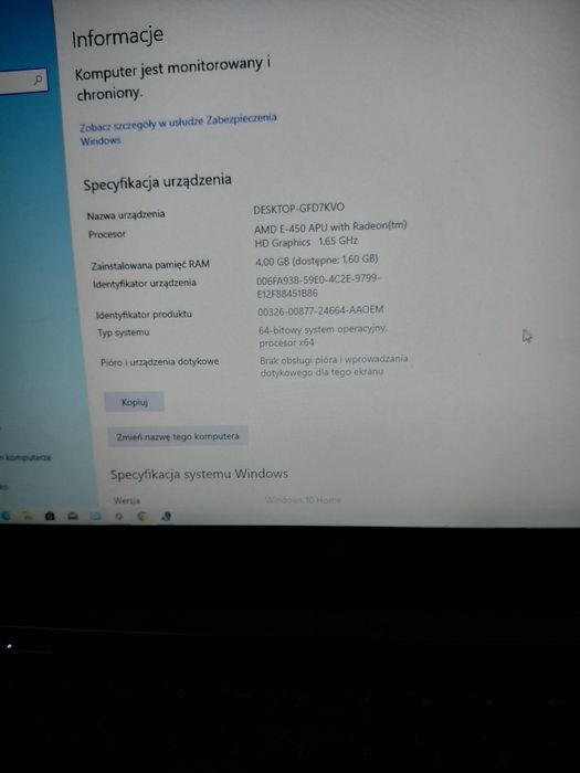 Laptop hp 635 sprawny