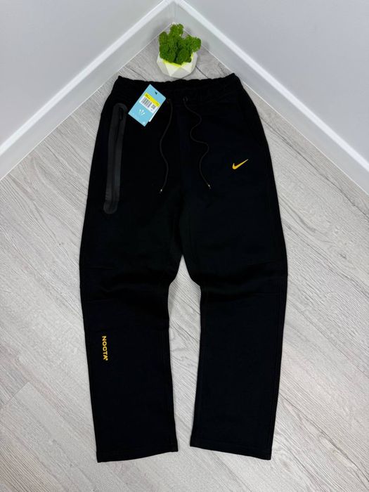 Штани Nike Tech Fleece Nocta чорні спортивні чоловічі | Штани Найк Нокта на осінь