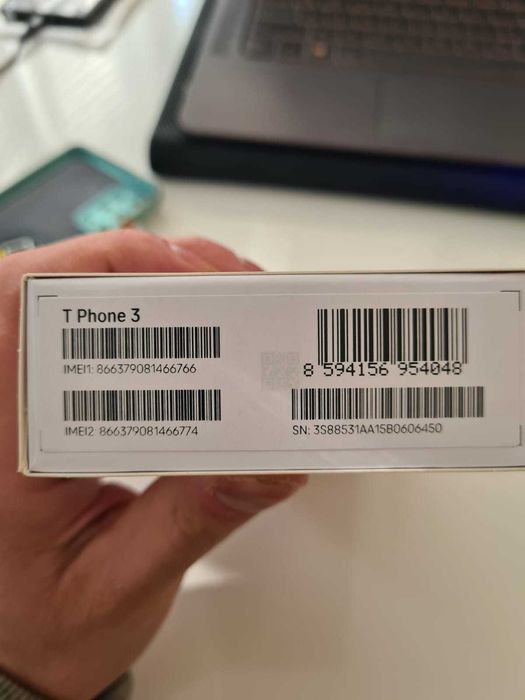 T-Mobile T Phone 3 Смартфон Новий 5G Dual Sim Duos 6/128GB 128GB 6GB RAM E-Sim ESim мобільний 6.58 дюйм Камера 50МП Акумулятор 5000 мАг Android 15 Сім