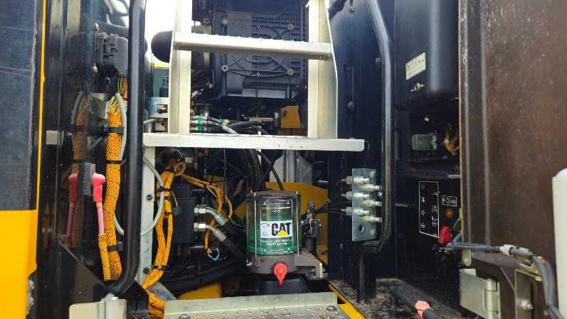 caterpillar 314 f rototilt widły do palet