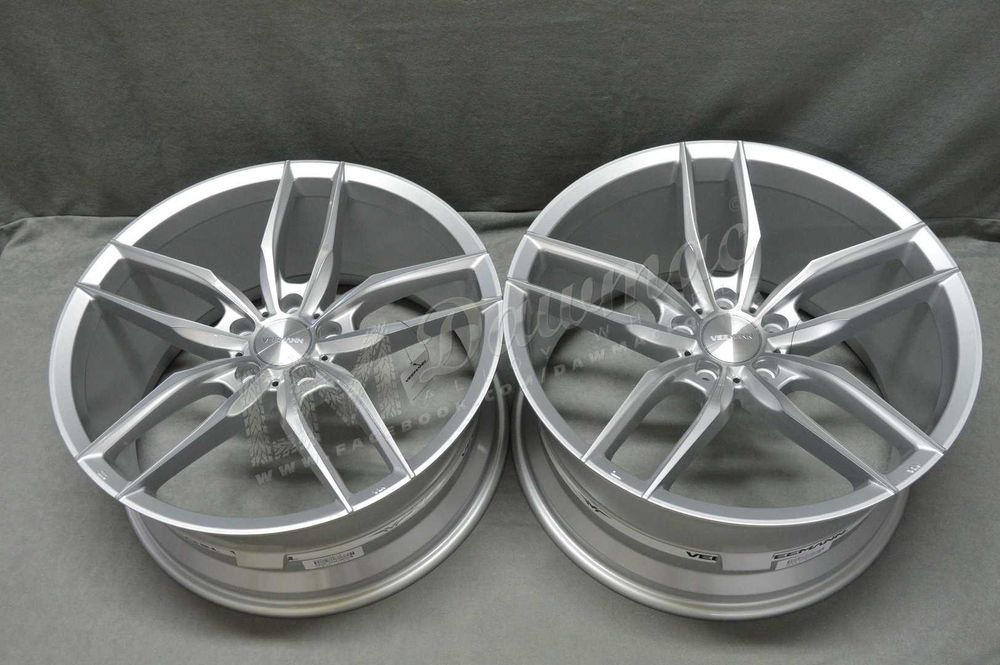 Felgi Veemann V-FS28 19" 8,5J ET35 + 9,5J ET43 5x120 Machined Silver