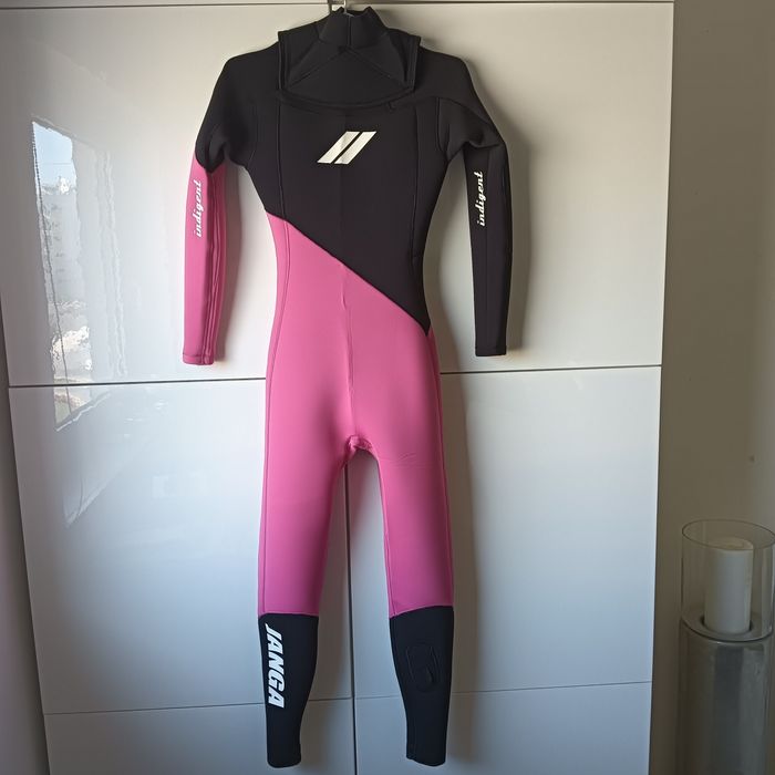 Fato surf mulher rosa e preto JANGA