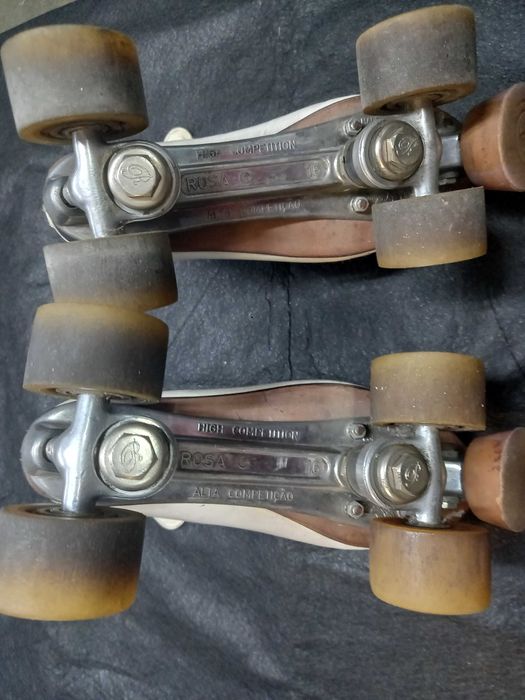 Patins Rosa Alta Competição