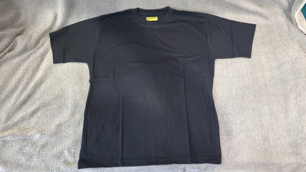 Nowa koszulka unisex 95% bawełna ciemnogranatowa NAVY XL