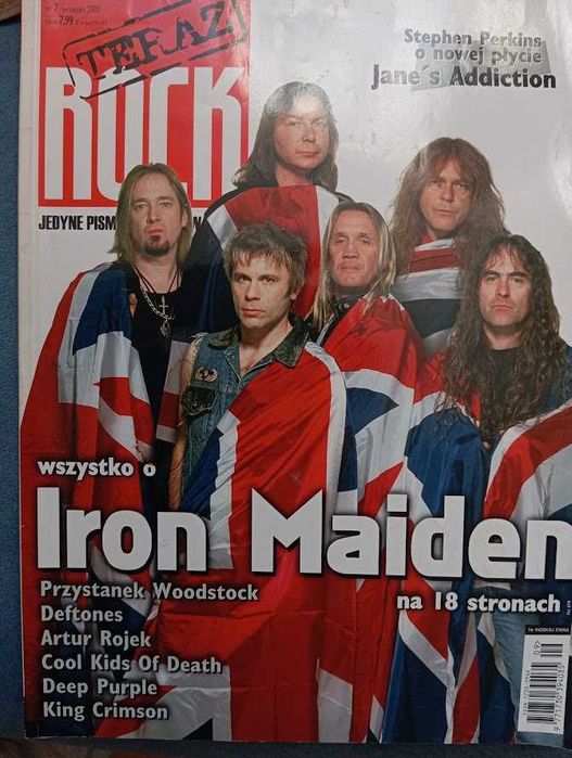 Teraz Rock 7/2003 Iron Maiden,Jane's Addiction,King Crimson,Purple
