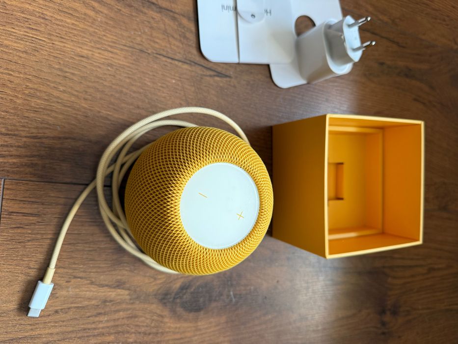お値下げしました【美品】Apple Pod miniイエロー 2個セット HomePod mini yellow komplet z ładowarką Rybnik • OLX.pl