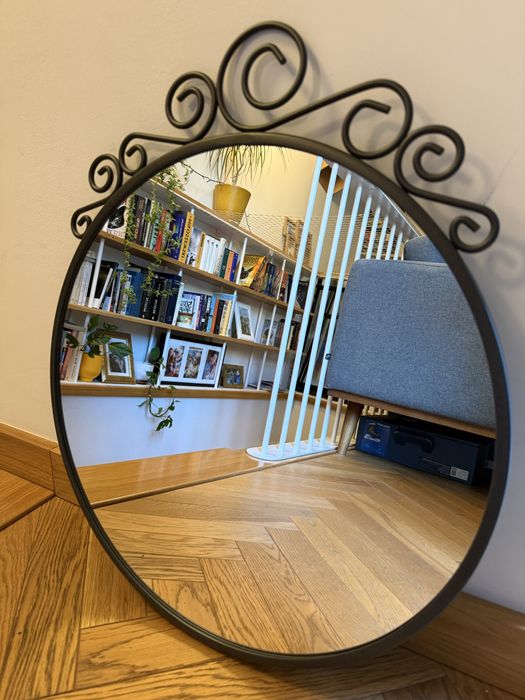 Lustro ścienne IKEA EKNE 50×60 cm - metal - jak nowe
