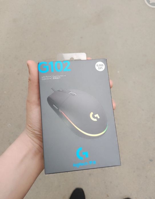 Logitech G102‼️LightSync Gaming Black 8000dpi Игровая мышь