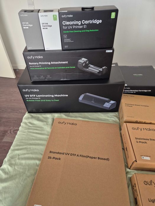 eufyMake E1 Deluxe Bundle: the First Personal 3D-Texture UV Printer