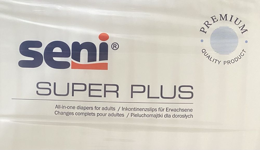 2x paczka pieluchy dla seniora rozmiar L Seni super plus  30 szt w opakowaniy