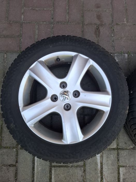 Koła Alufelgi 16" Peugeot 307 Ariane 4x108 + Opony Całoroczne 205/55 R16