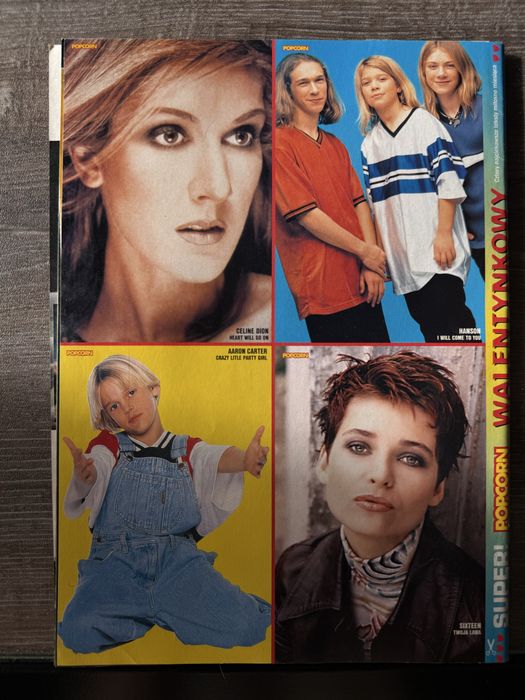 Gazeta POPCORN nr 2, luty 1998, Mel B, Andrzej Piaseczny