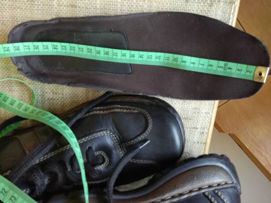 Buty półbuty skórzane czarne rozmiar 43 wkładka 28cm